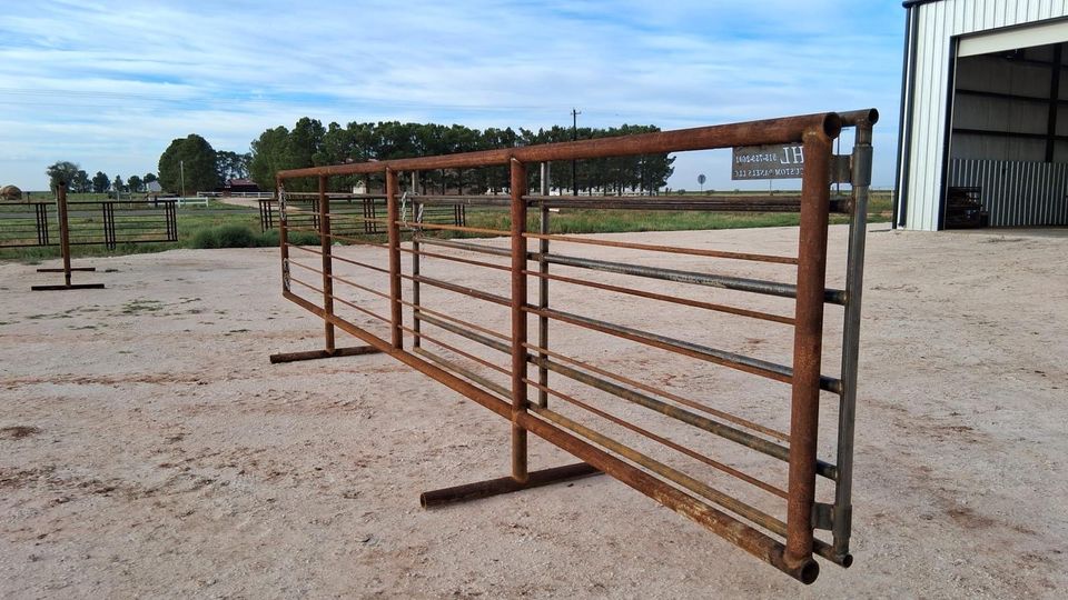 An HL gate panel in front of the shop